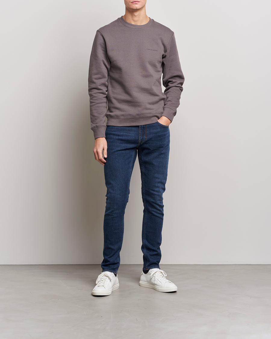 Homme | Jeans | Tiger of Sweden | Pistolero Organic Cotton Jeans Royal Blue
