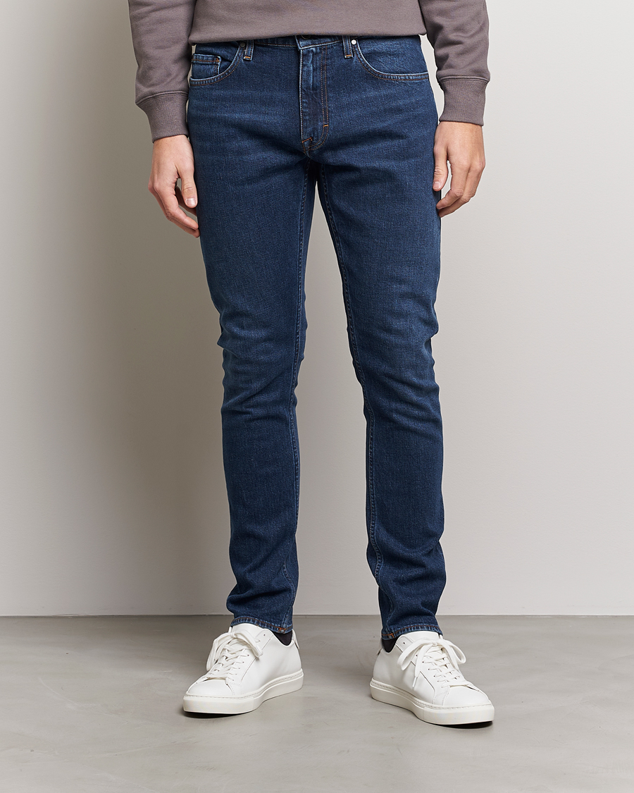 Homme | Jeans | Tiger of Sweden | Pistolero Organic Cotton Jeans Royal Blue