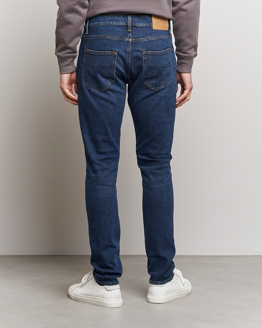 Homme | Jeans | Tiger of Sweden | Pistolero Organic Cotton Jeans Royal Blue
