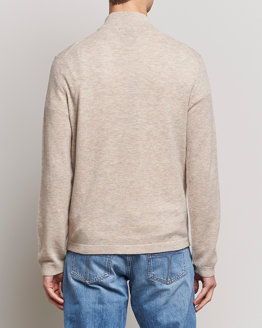 Homme | Pulls Et Tricots | Tiger of Sweden | Owain Merino Half Zip Sweater Dark White