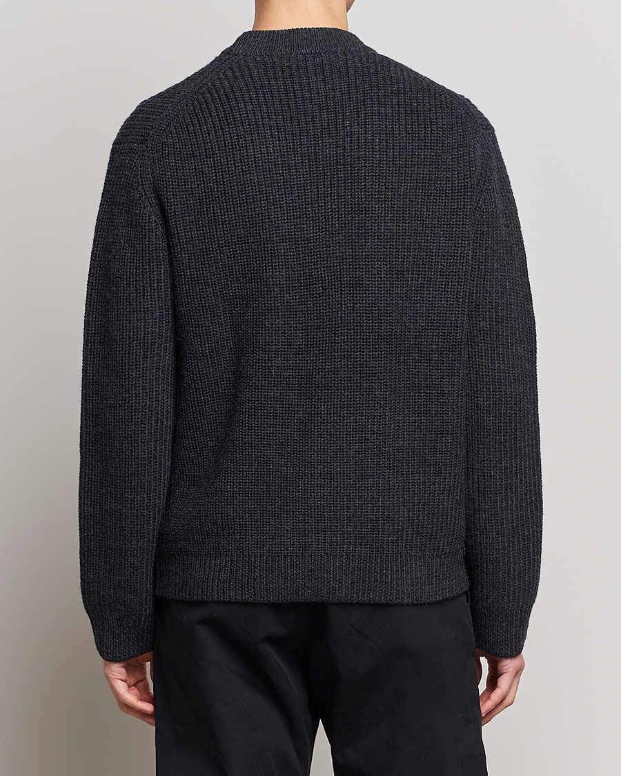 Homme | Pulls Et Tricots | Tiger of Sweden | Reiner Wool Cardigan Dark Grey Mel
