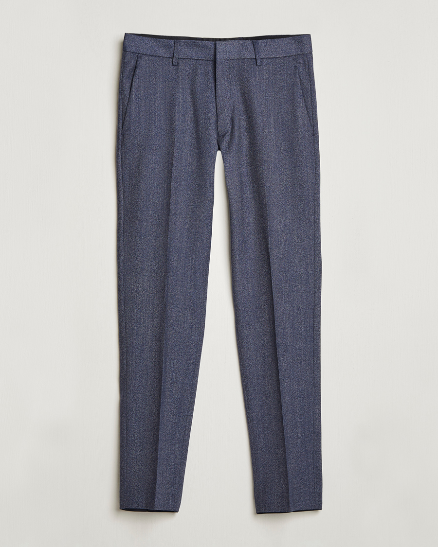 Homme | Pantalons | Tiger of Sweden | Tenutas Wool Trousers Dusty Blue