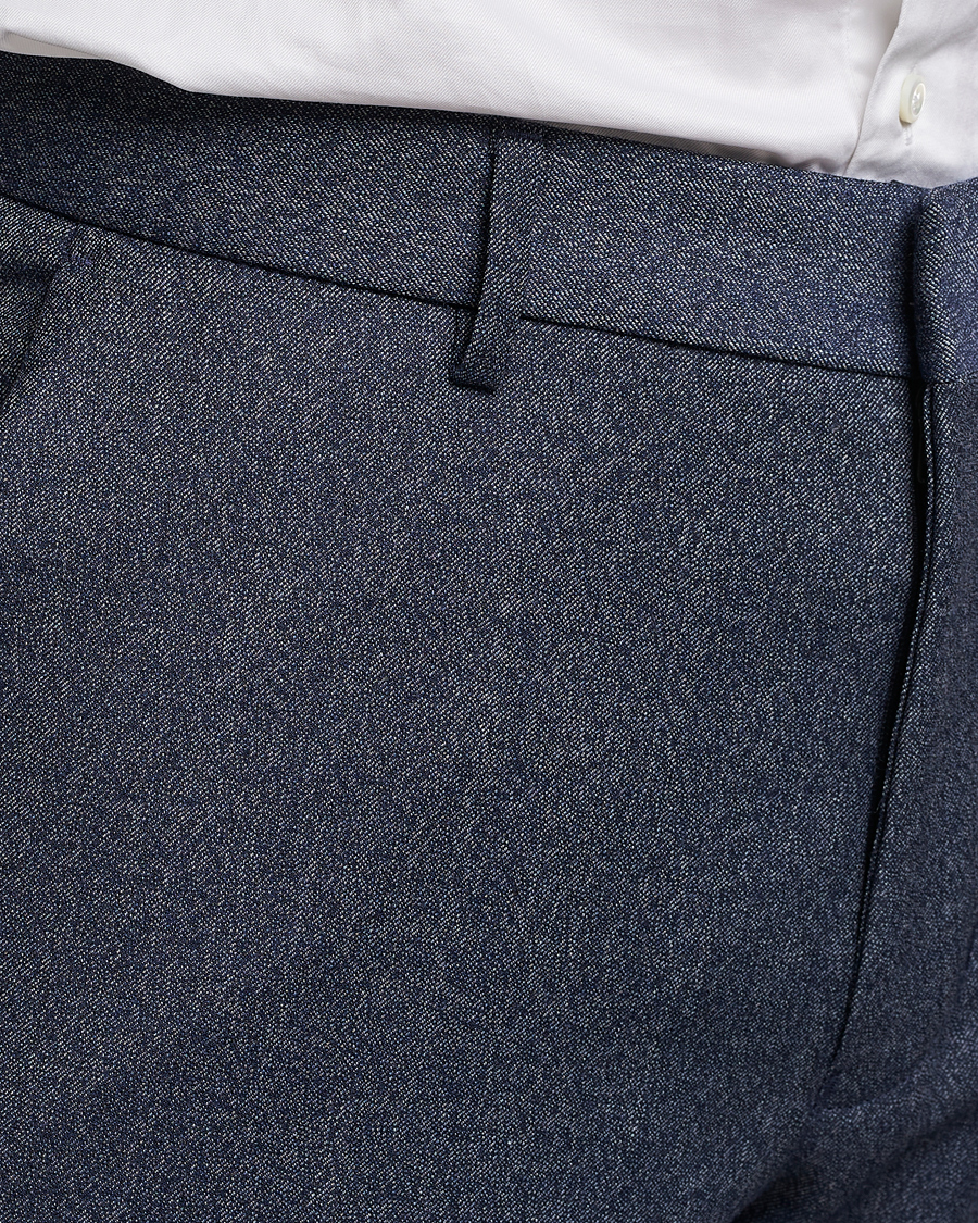 Homme | Pantalons | Tiger of Sweden | Tenutas Wool Trousers Dusty Blue