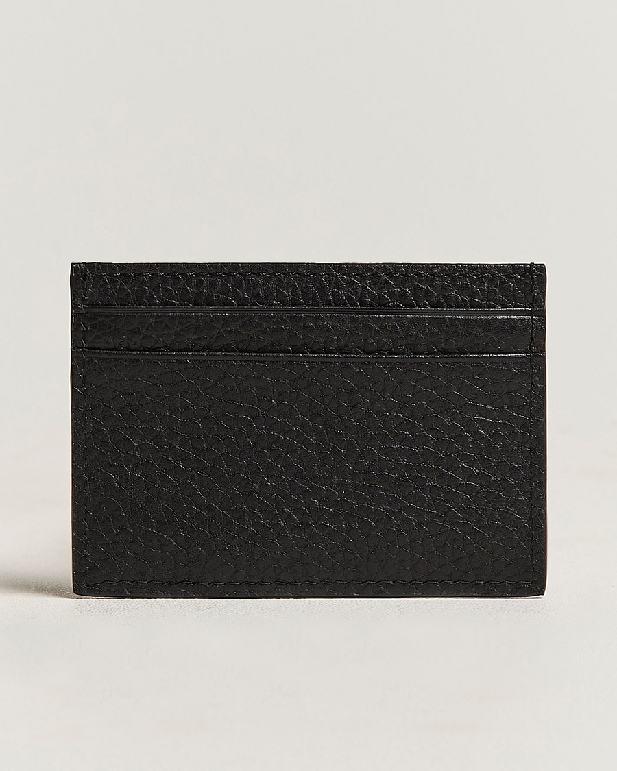 Homme | Tiger of Sweden Wharf Cow Leather Cardholder Black | Tiger of Sweden | Wharf Cow Leather Cardholder Black