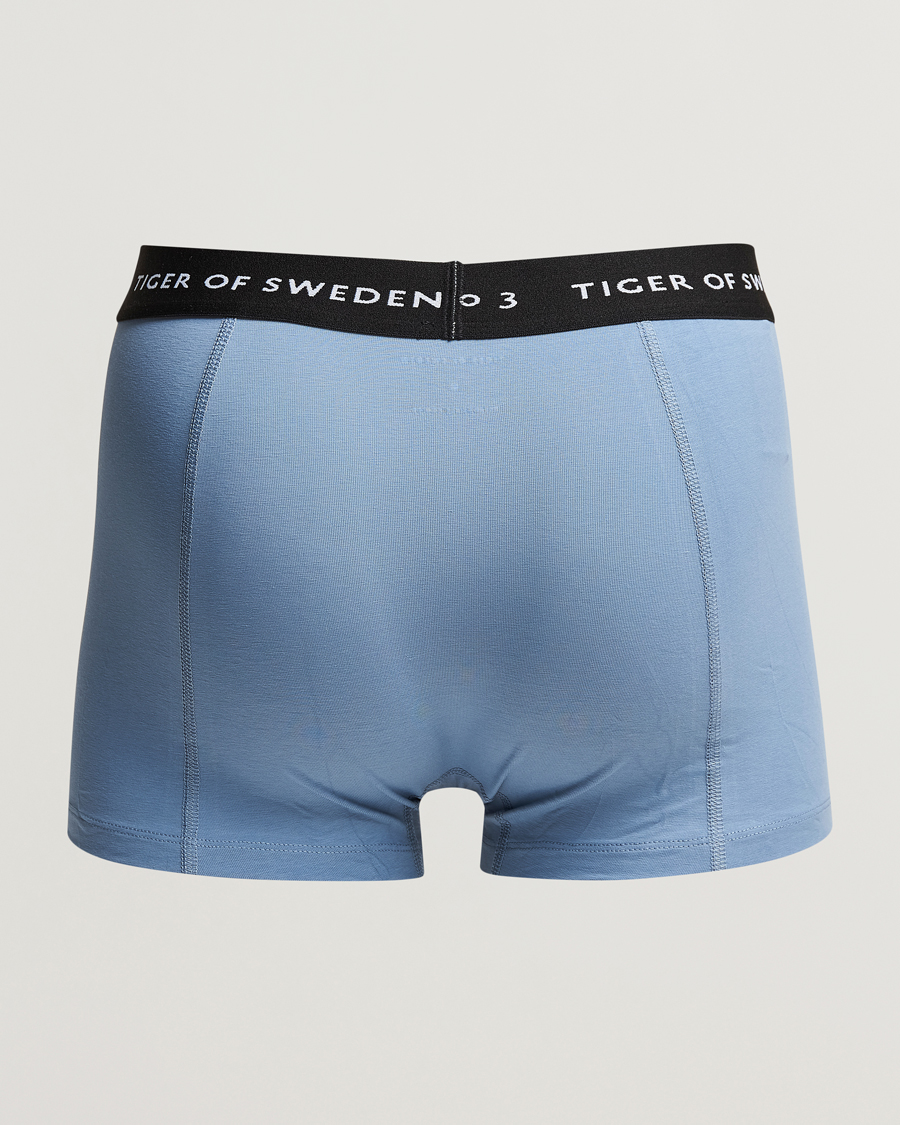 Homme | Sous-Vêtements Et Chaussettes | Tiger of Sweden | Hermod 3-Pack Organic Cotton Trunck Light Blue Black