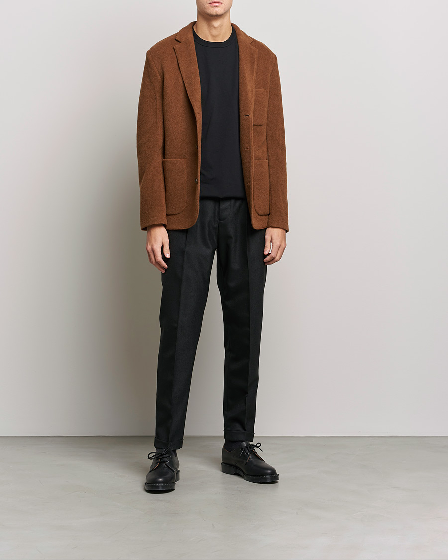 Homme | Blazers | J.Lindeberg | Carlton Wool Cardigan Blazer Chipmunk