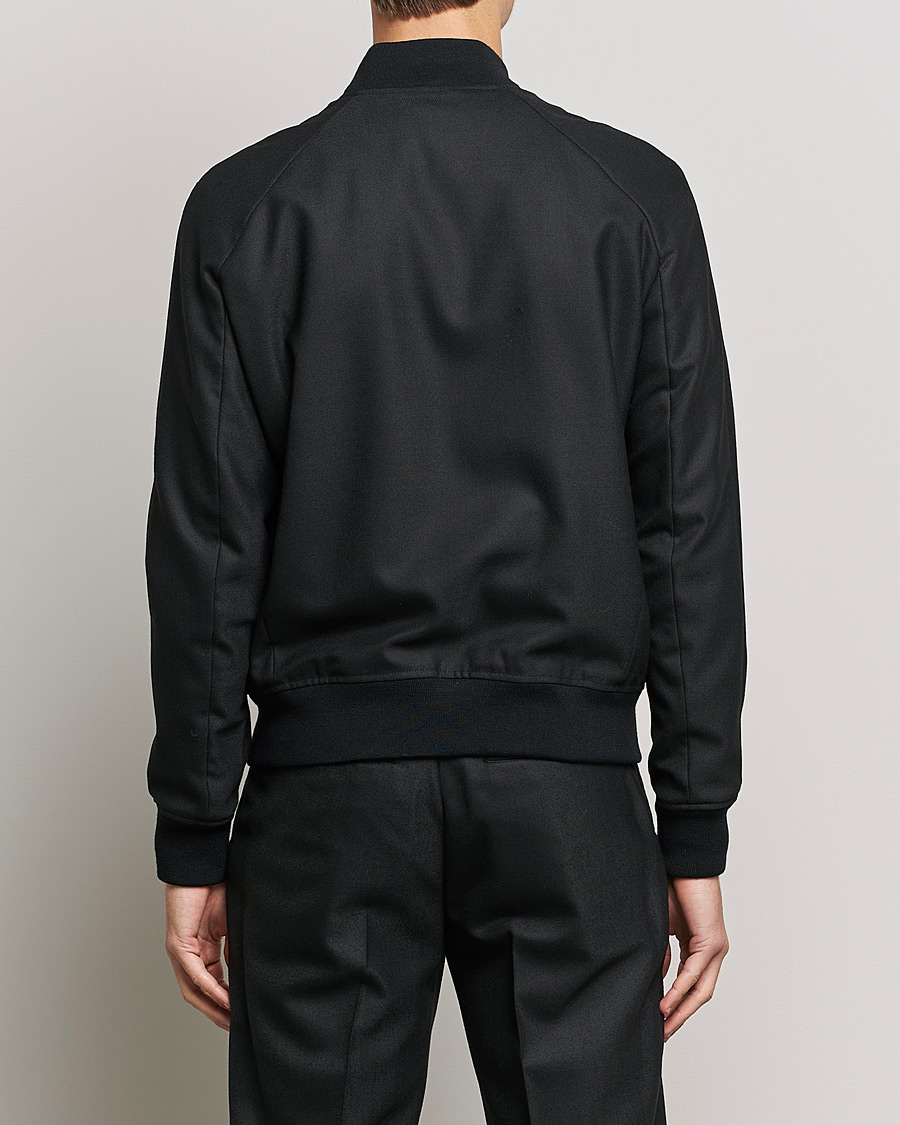 Homme | Manteaux Et Vestes | J.Lindeberg | Thom Bomber Wool Twill Jacket Black