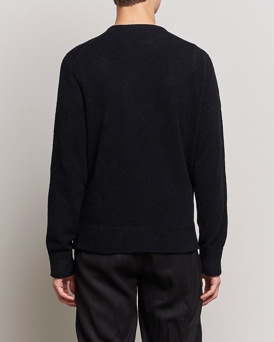 Homme | Pulls Et Tricots | J.Lindeberg | Yuri Merino Logo Crew Neck Sweater Black
