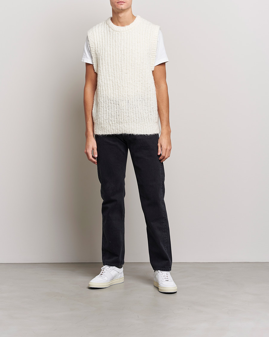 Homme | Pulls Et Tricots | J.Lindeberg | Alfons Wool Slipover Cloud White
