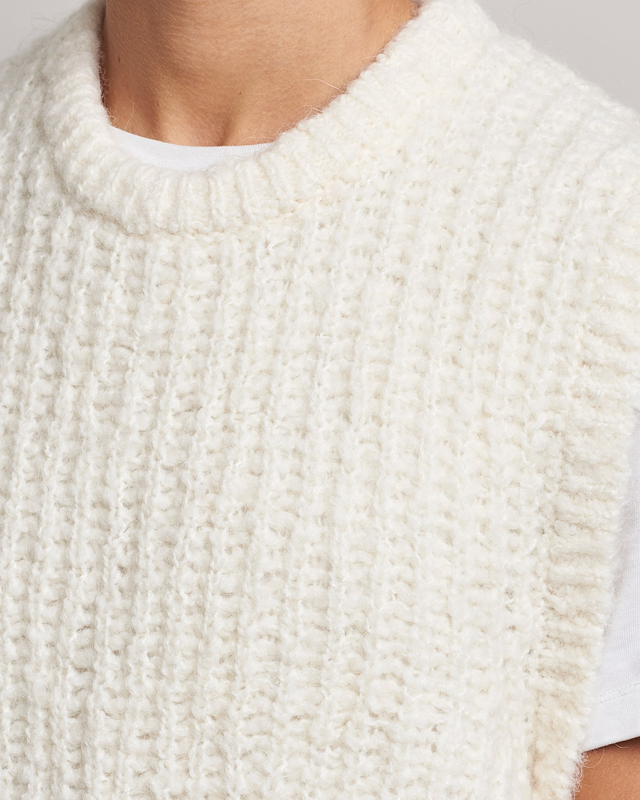 Homme | Pulls Et Tricots | J.Lindeberg | Alfons Wool Slipover Cloud White