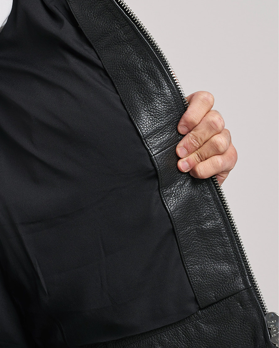 Homme | Manteaux Et Vestes | J.Lindeberg | Grizzly Sheepskin Leather Jacket Chipmunk