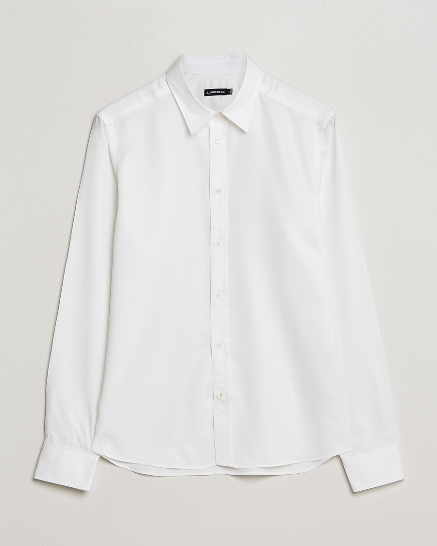 Homme | Chemises | J.Lindeberg | Slim Fit Tencel Shirt Cloud White