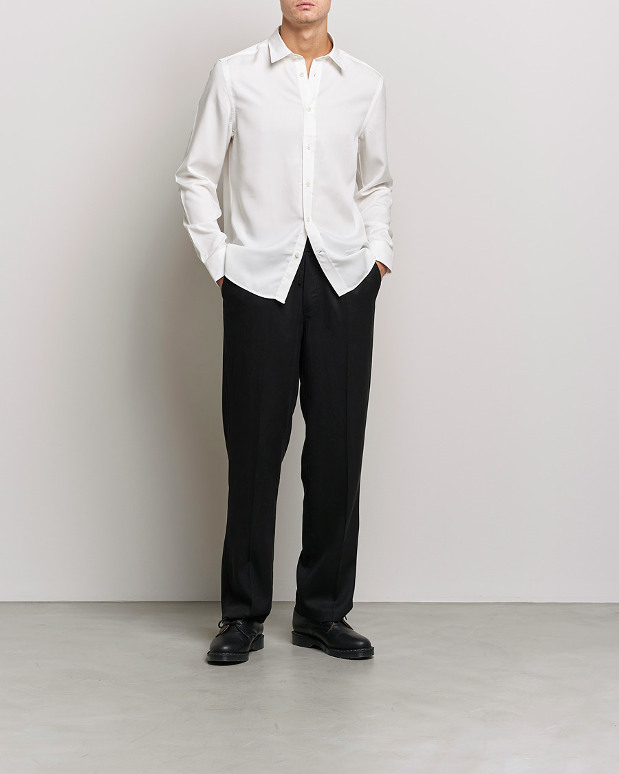 Homme | Chemises | J.Lindeberg | Slim Fit Tencel Shirt Cloud White