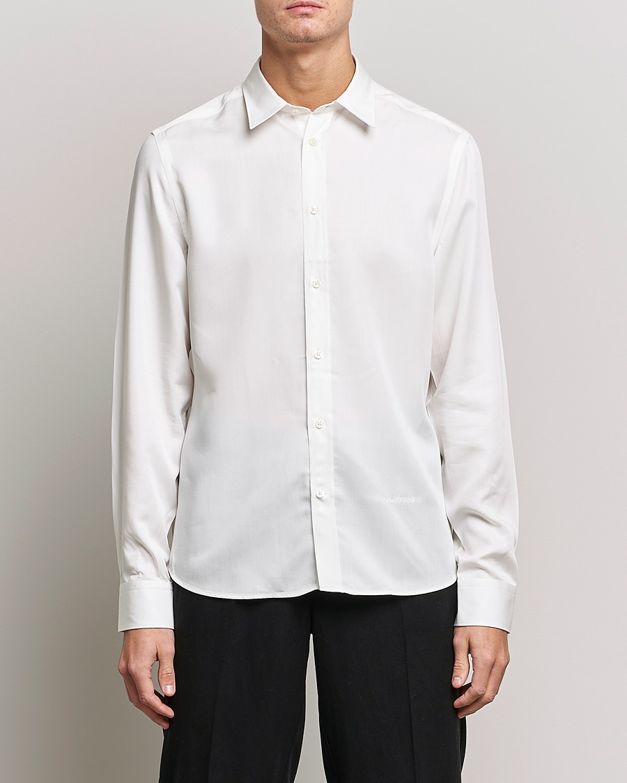 Homme | Chemises | J.Lindeberg | Slim Fit Tencel Shirt Cloud White