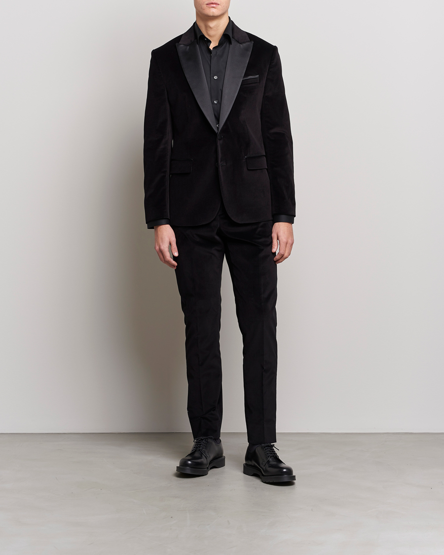 Homme | Blazers | J.Lindeberg | Lenny Velvet Blazer Black