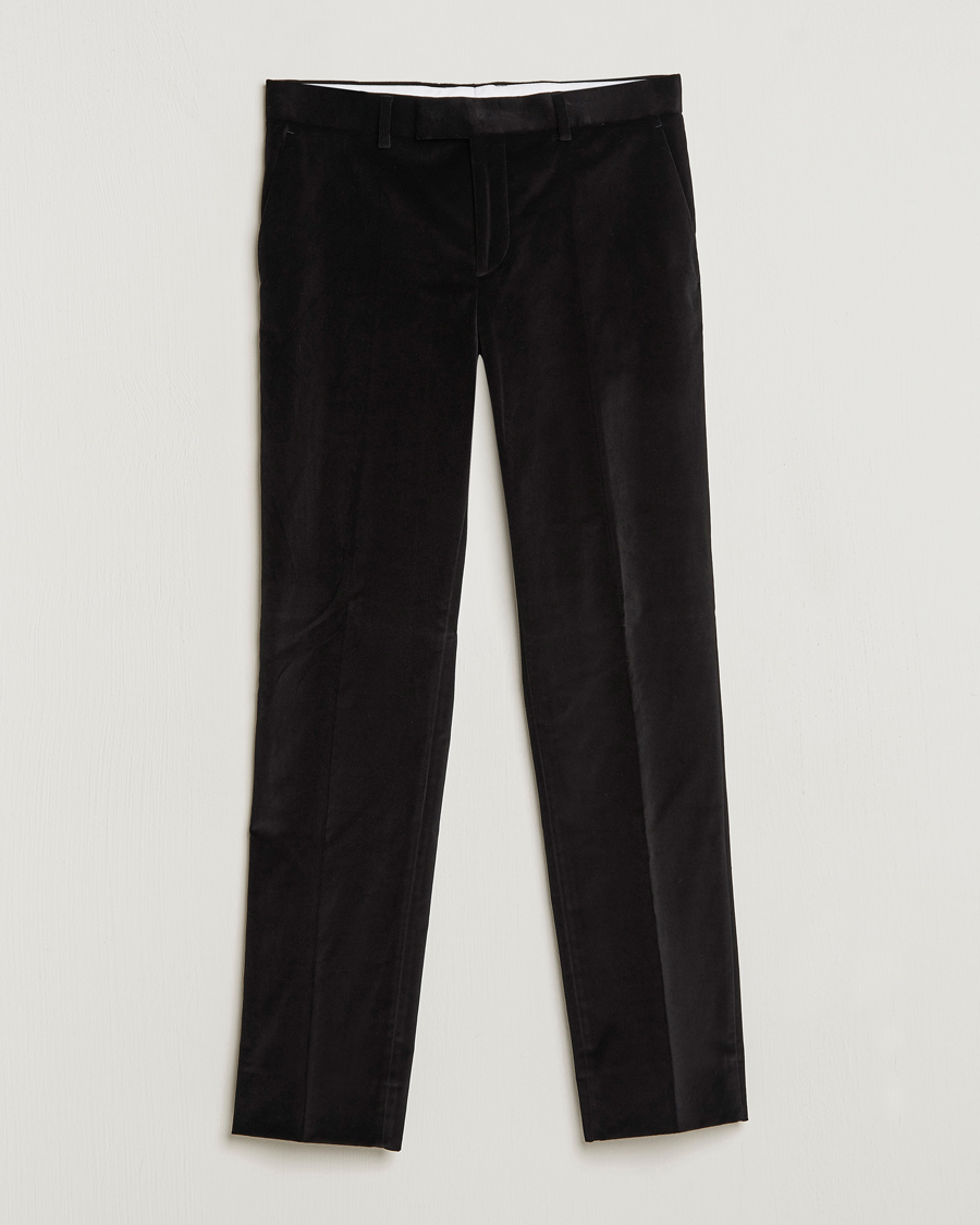 Homme | Pantalons | J.Lindeberg | Liam Velvet Trousers Black