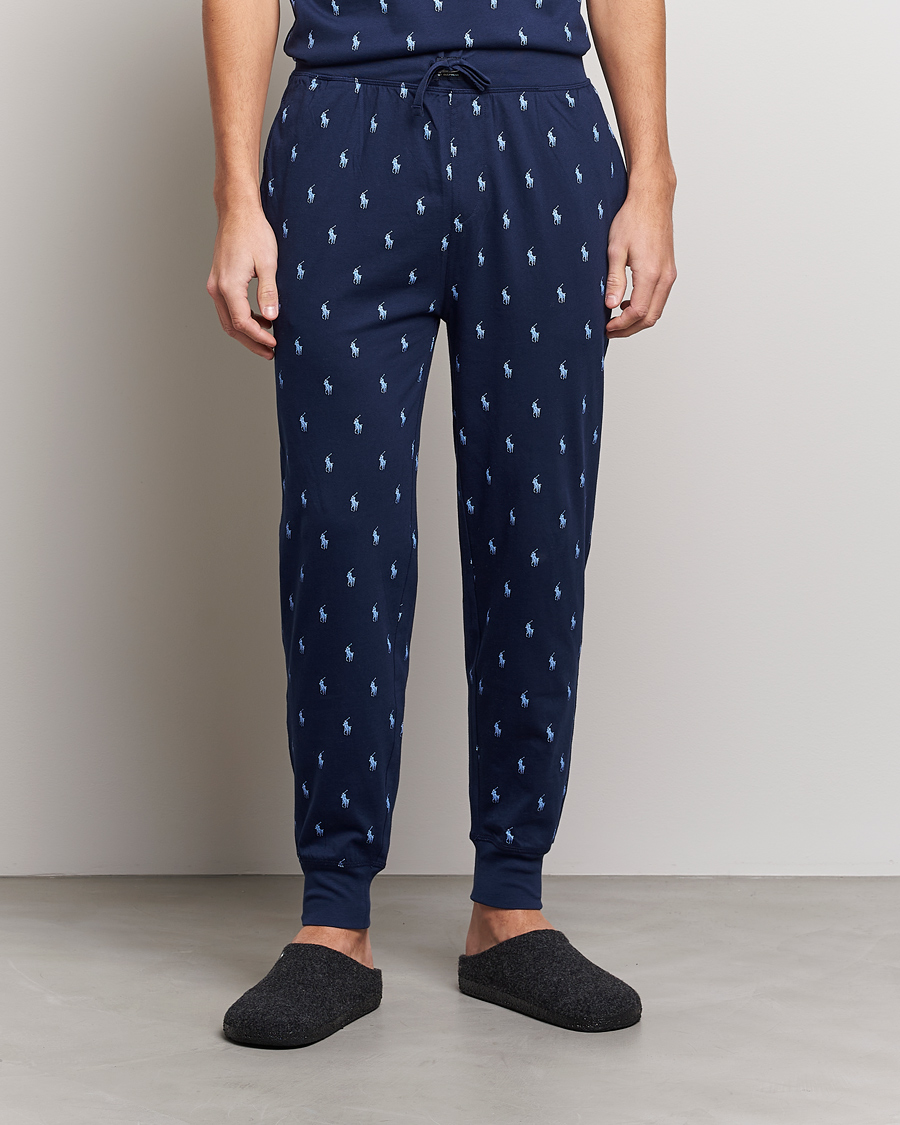 Homme | Peignoirs Et Pyjamas | Polo Ralph Lauren | Printed Pony Pyjama Pants Navy