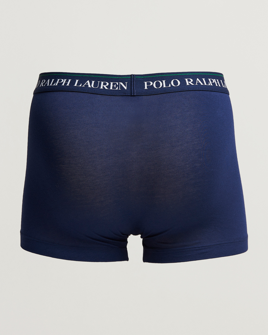 Homme | Sous-Vêtements Et Chaussettes | Polo Ralph Lauren | 3-Pack Trunk Green/White/Navy