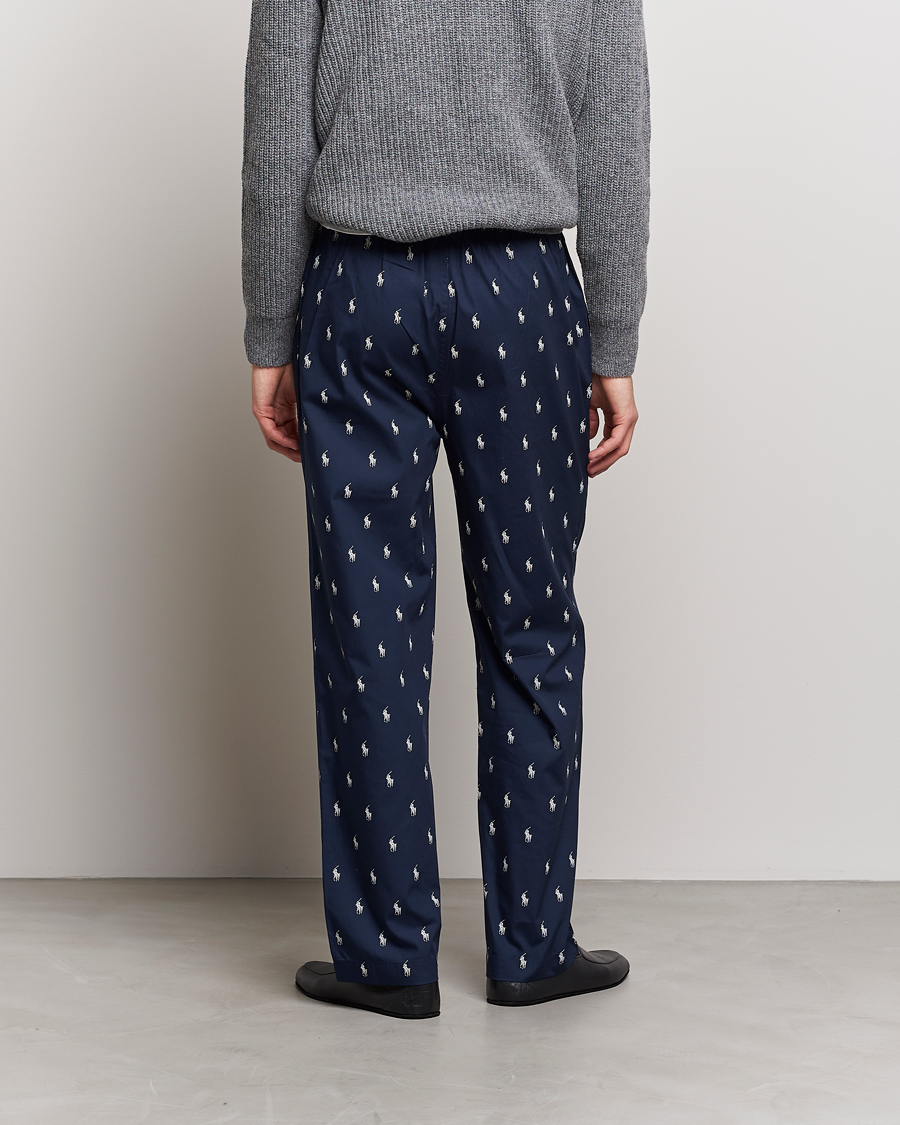 Homme | Peignoirs Et Pyjamas | Polo Ralph Lauren | Cotton Printed Pony Pyjama Pants Navy