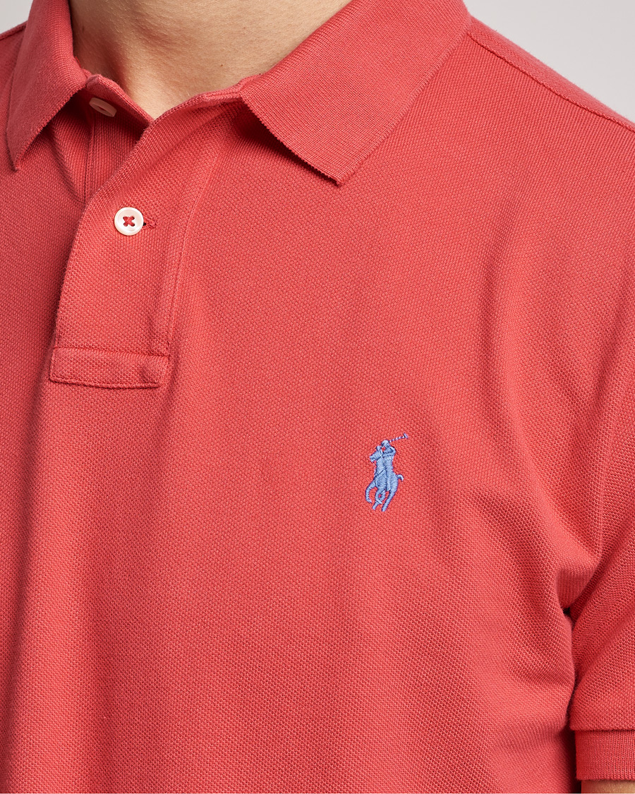 Homme | Polos | Polo Ralph Lauren | Custom Slim Fit Polo Starboard Red