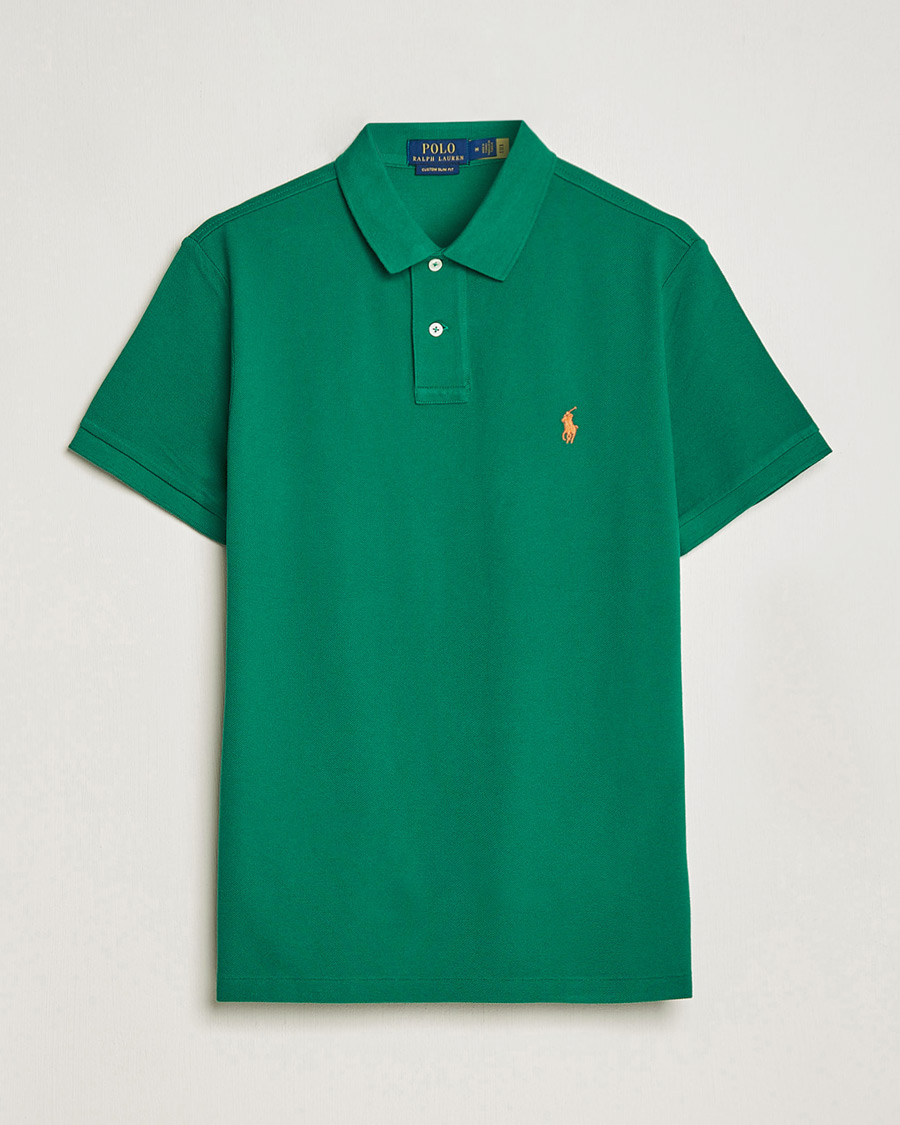 Homme | Polos | Polo Ralph Lauren | Custom Slim Fit Polo Primary Green