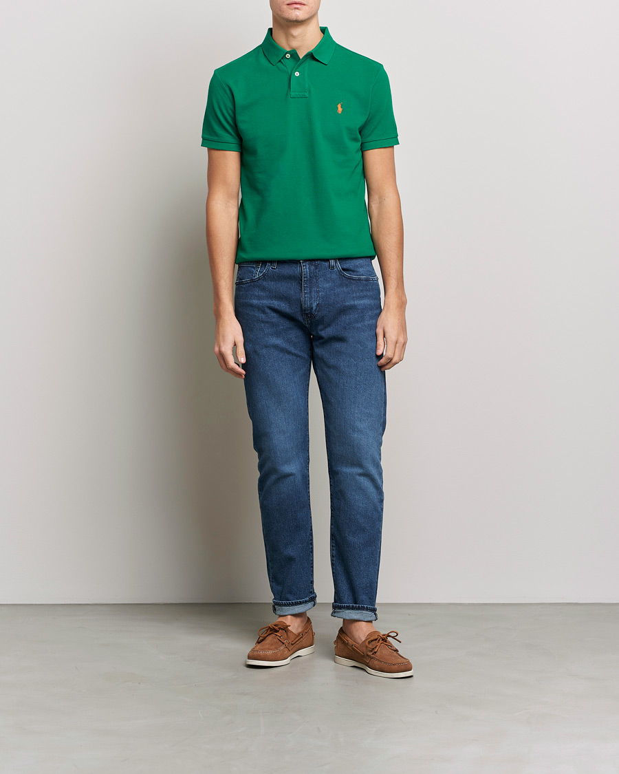 Homme | Polos | Polo Ralph Lauren | Custom Slim Fit Polo Primary Green