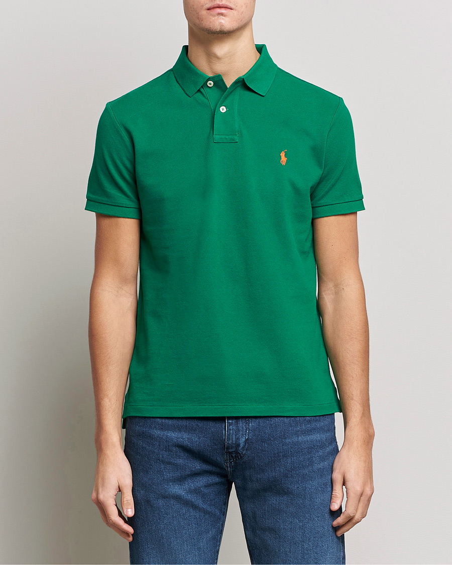Homme | Polos | Polo Ralph Lauren | Custom Slim Fit Polo Primary Green