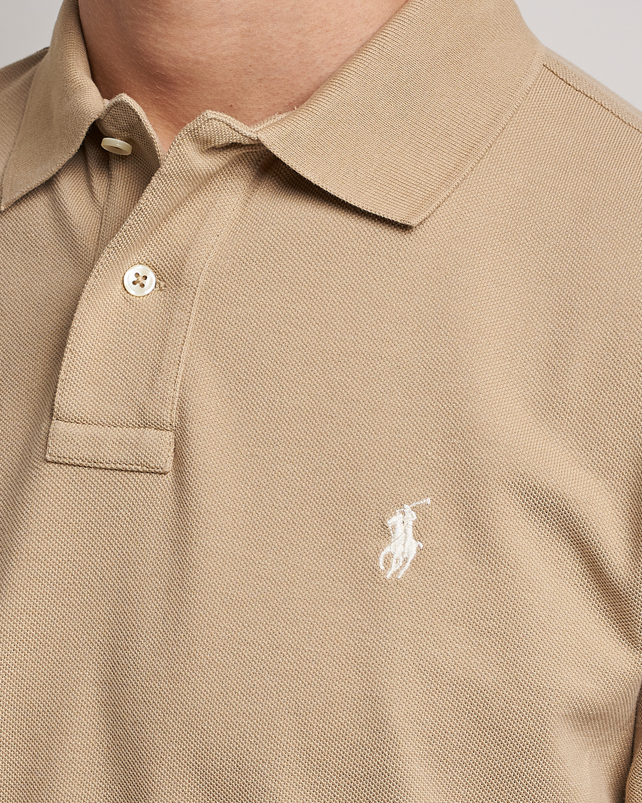 Homme | Polos | Polo Ralph Lauren | Custom Slim Fit Polo Coastal Beige