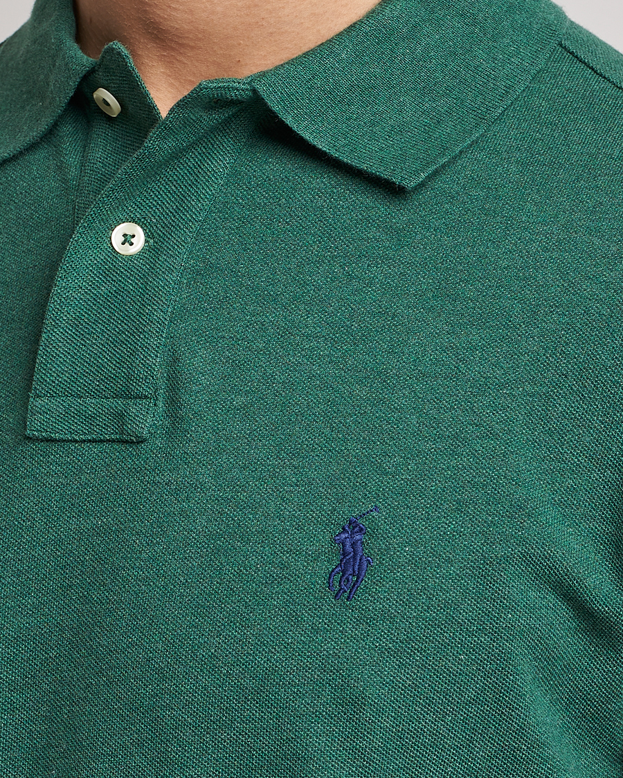 Homme | Pulls Et Tricots | Polo Ralph Lauren | Custom Slim Fit Long Sleeve Polo Verano Green Heather