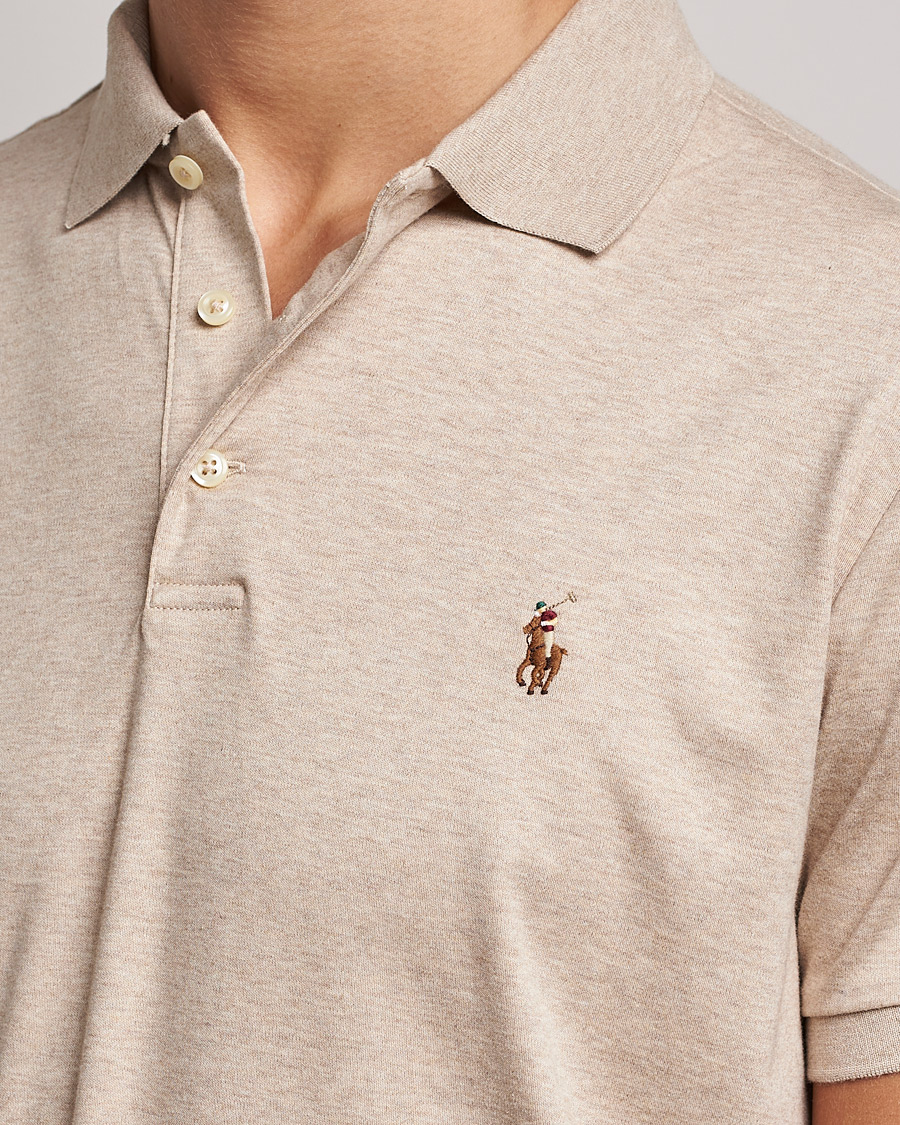 Homme | Polos | Polo Ralph Lauren | Luxury Pima Cotton Polo Sand Heather