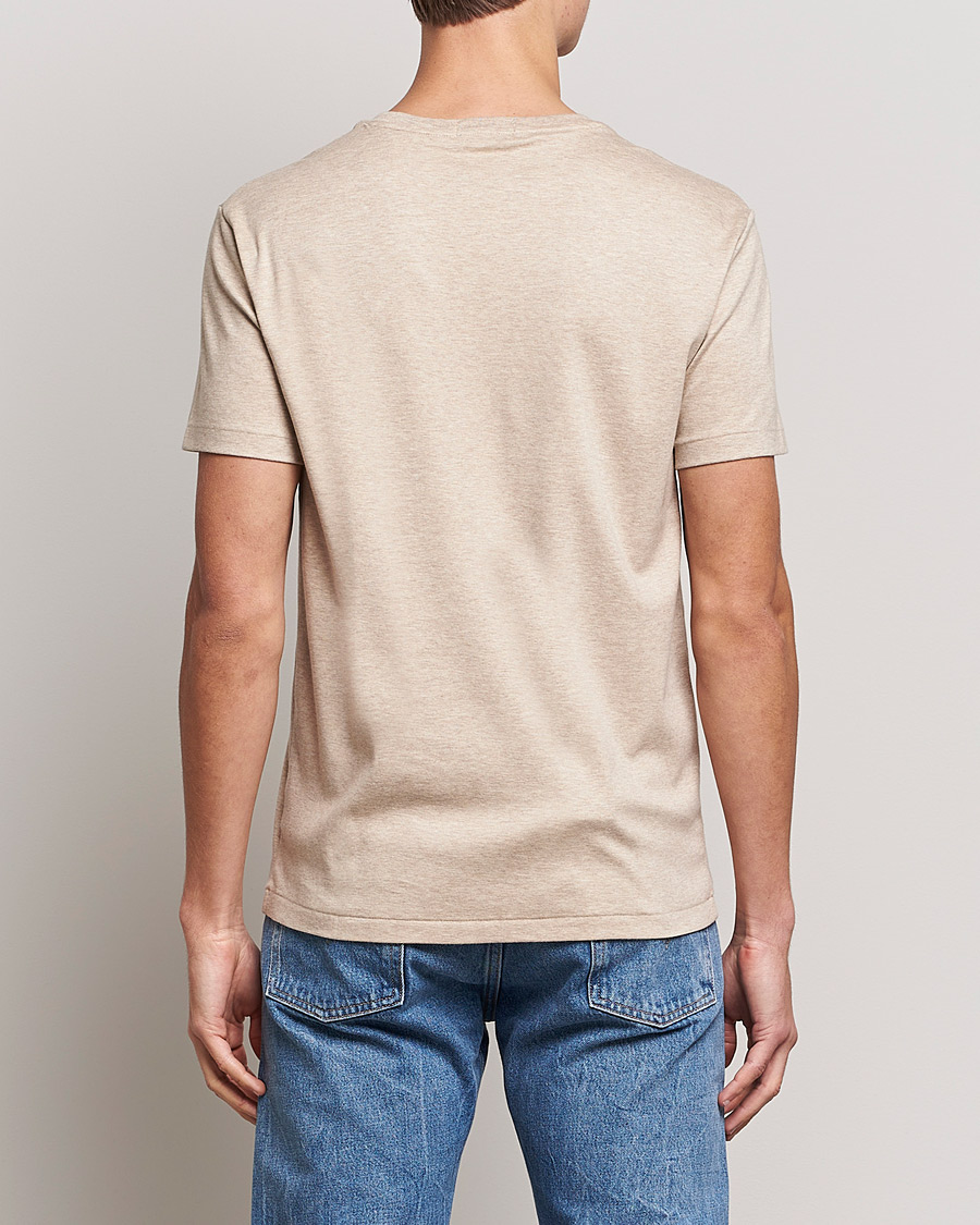 Homme | T-shirts | Polo Ralph Lauren | Luxury Pima Cotton Crew Neck T-Shirt Sand Heather