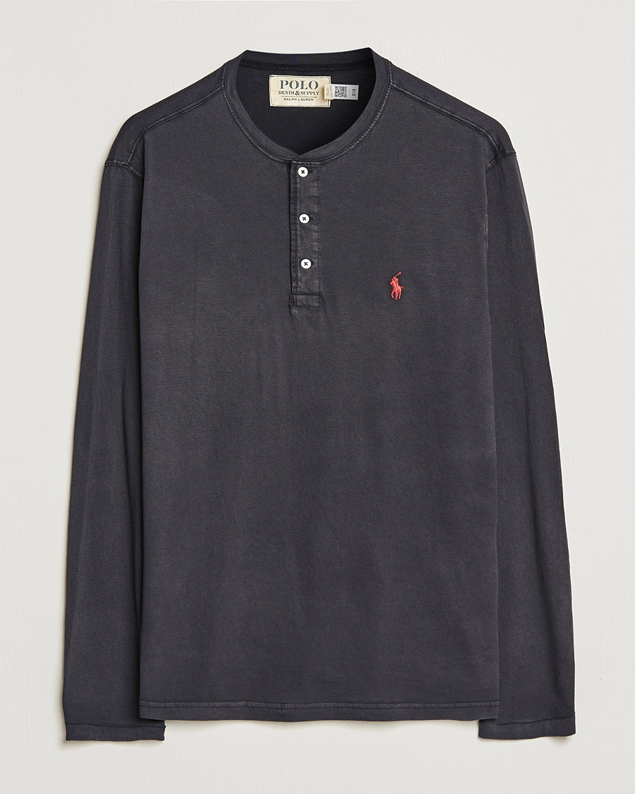 Homme | Pulls Et Tricots | Polo Ralph Lauren | Slub Jersey Henley Black
