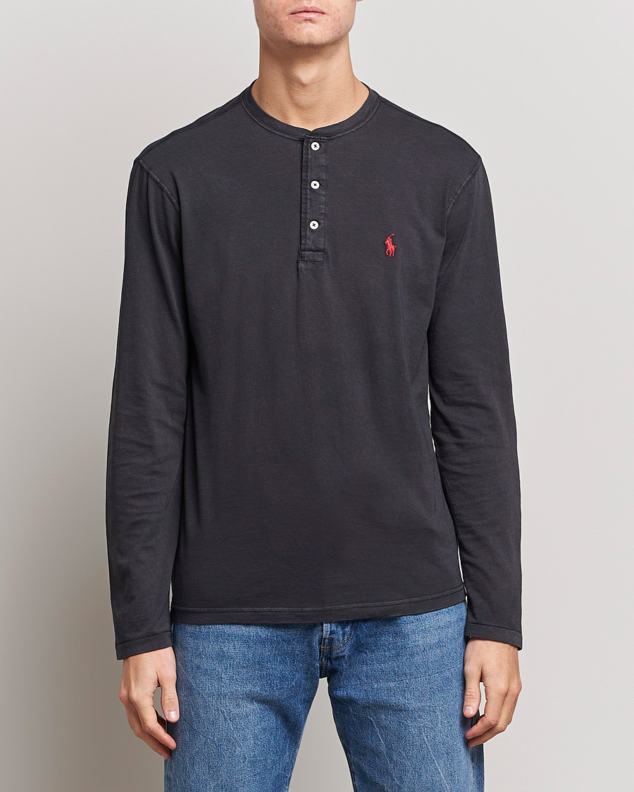 Homme | Pulls Et Tricots | Polo Ralph Lauren | Slub Jersey Henley Black
