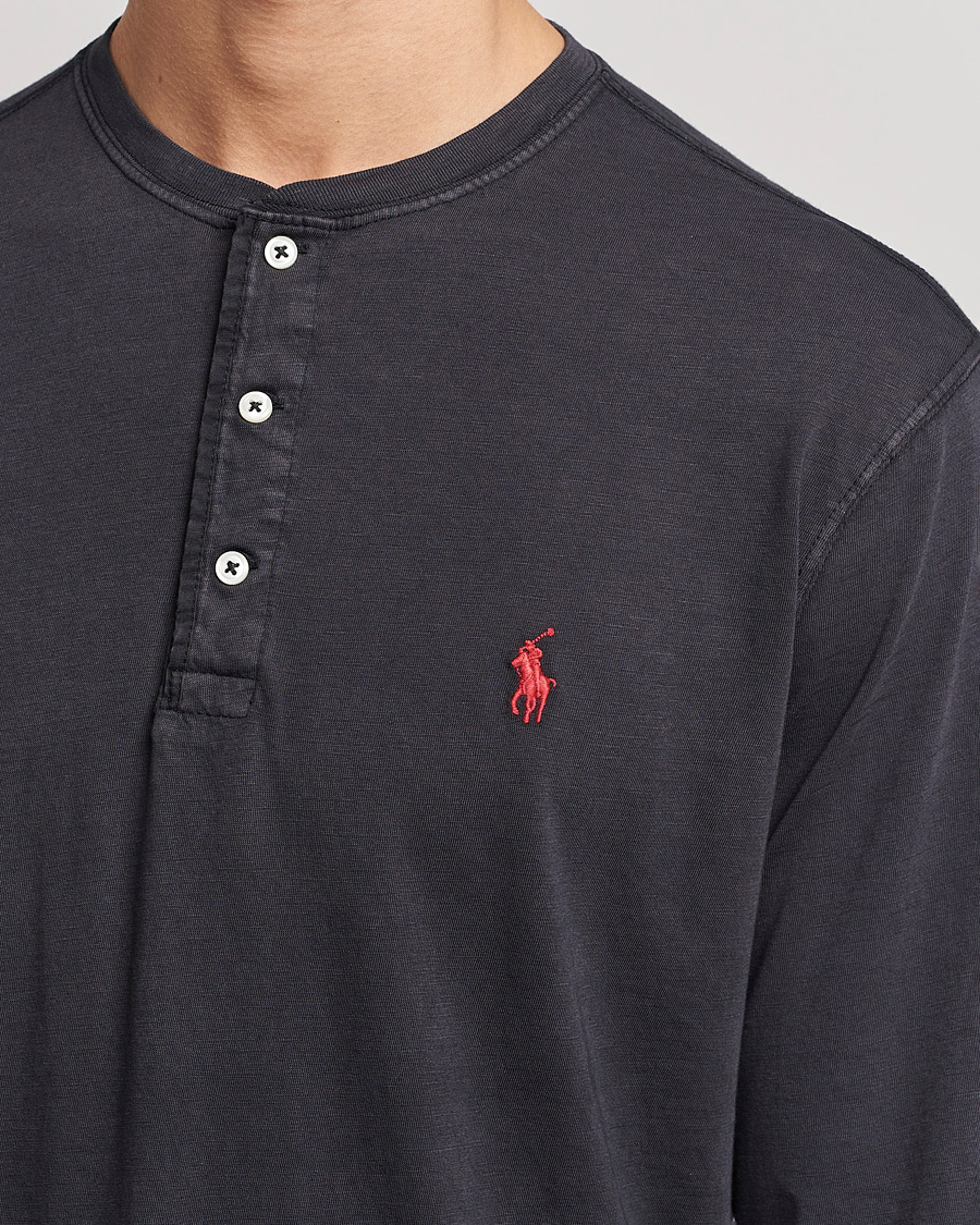 Homme | Pulls Et Tricots | Polo Ralph Lauren | Slub Jersey Henley Black