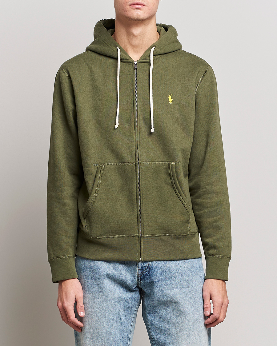Homme | Pulls Et Tricots | Polo Ralph Lauren | Fleece Full-Zip Hoodie Dark Sage