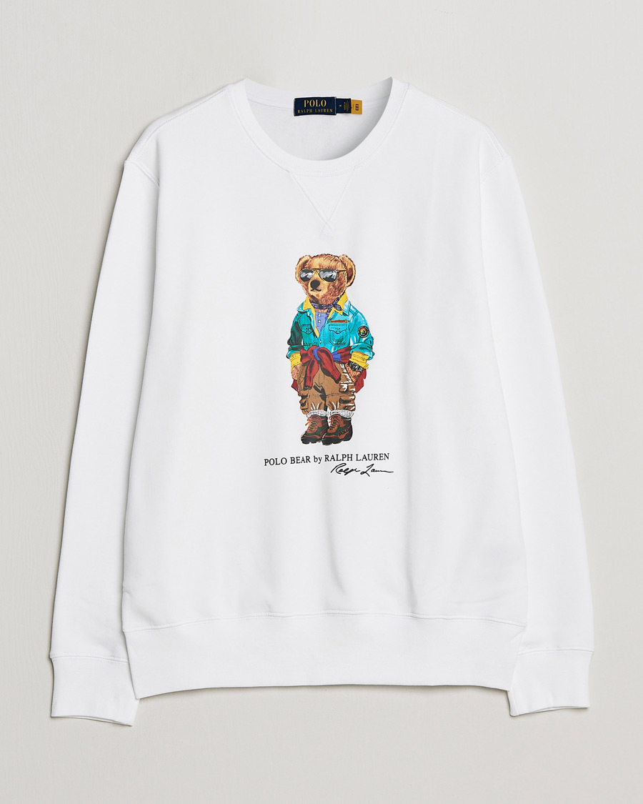 Homme | Pulls Et Tricots | Polo Ralph Lauren | Magic Fleece Printed Bear Sweatshirt Coastal Beige