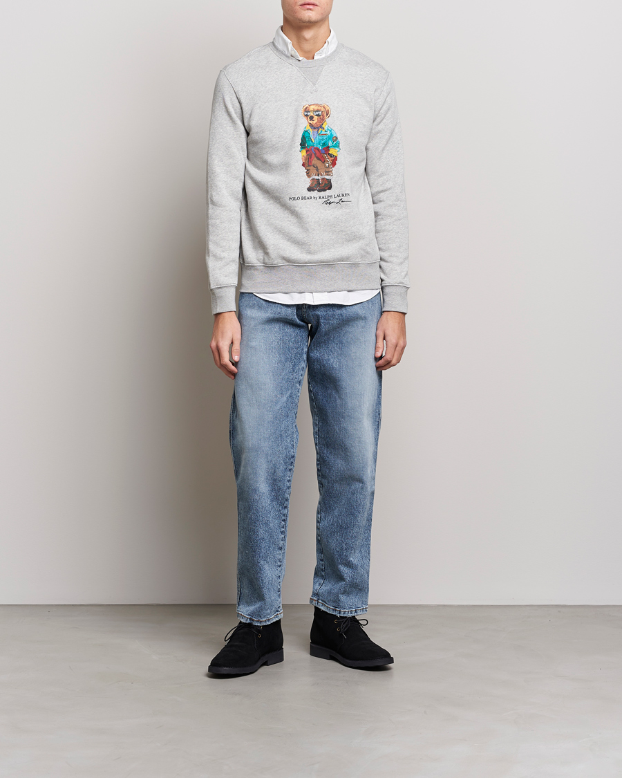 Homme | Pulls Et Tricots | Polo Ralph Lauren | Magic Fleece Printed Bear Sweatshirt Andover Heather