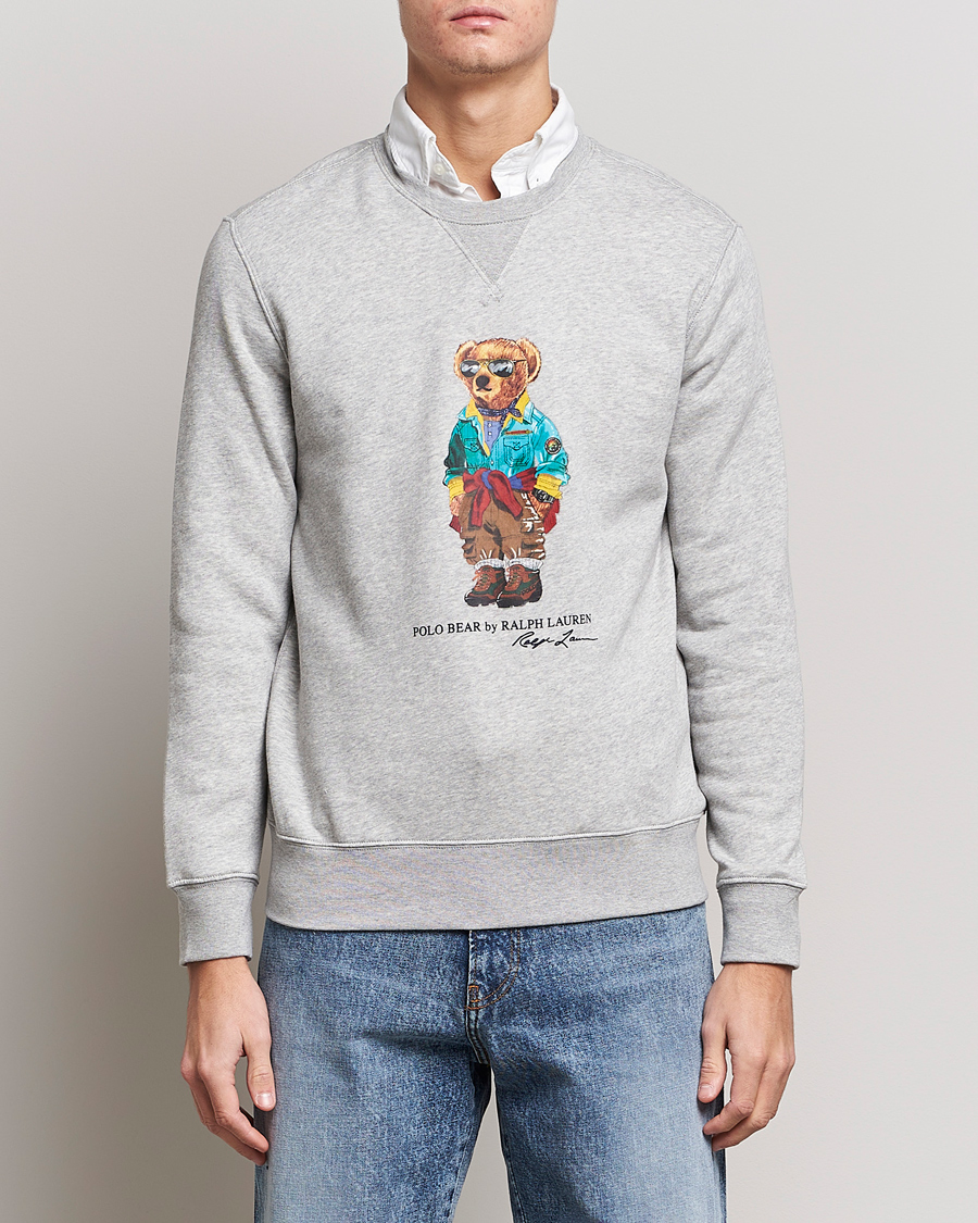 Homme | Pulls Et Tricots | Polo Ralph Lauren | Magic Fleece Printed Bear Sweatshirt Andover Heather