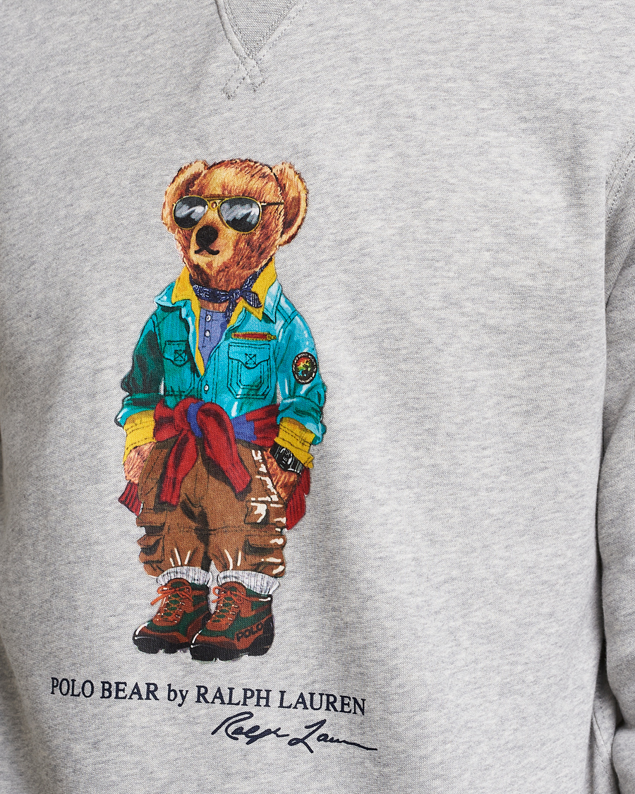Homme | Pulls Et Tricots | Polo Ralph Lauren | Magic Fleece Printed Bear Sweatshirt Andover Heather