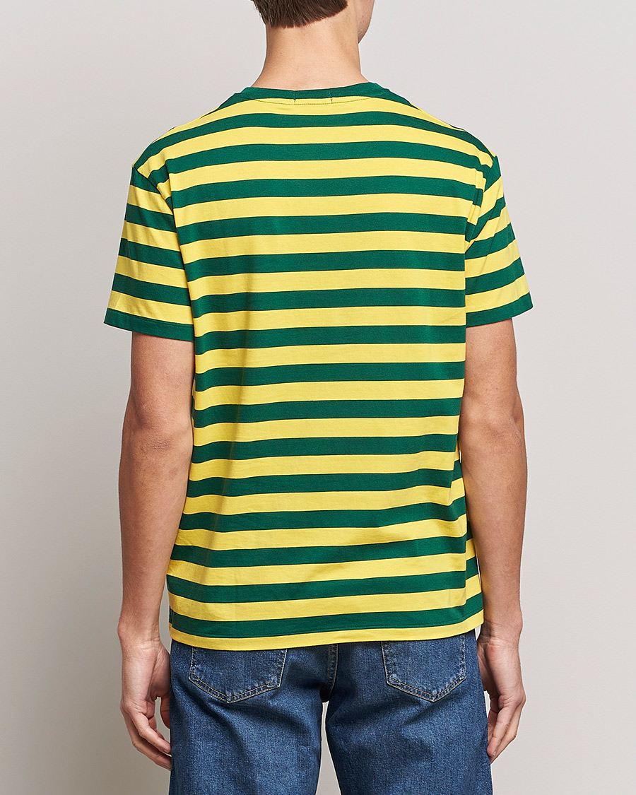 Homme | T-shirts | Polo Ralph Lauren | Striped Crew Neck T-Shirt Lemon/Green