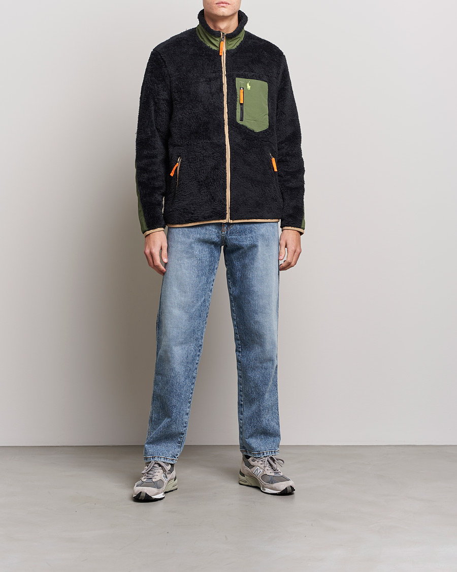 Homme | Pulls Et Tricots | Polo Ralph Lauren | Curly Sherpa Full Zip Black Multi