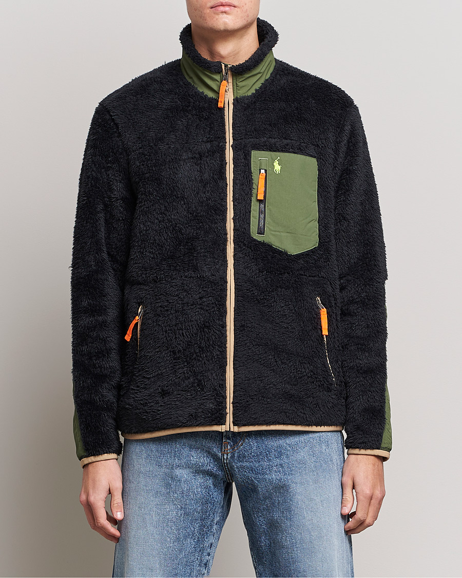 Homme | Pulls Et Tricots | Polo Ralph Lauren | Curly Sherpa Full Zip Black Multi