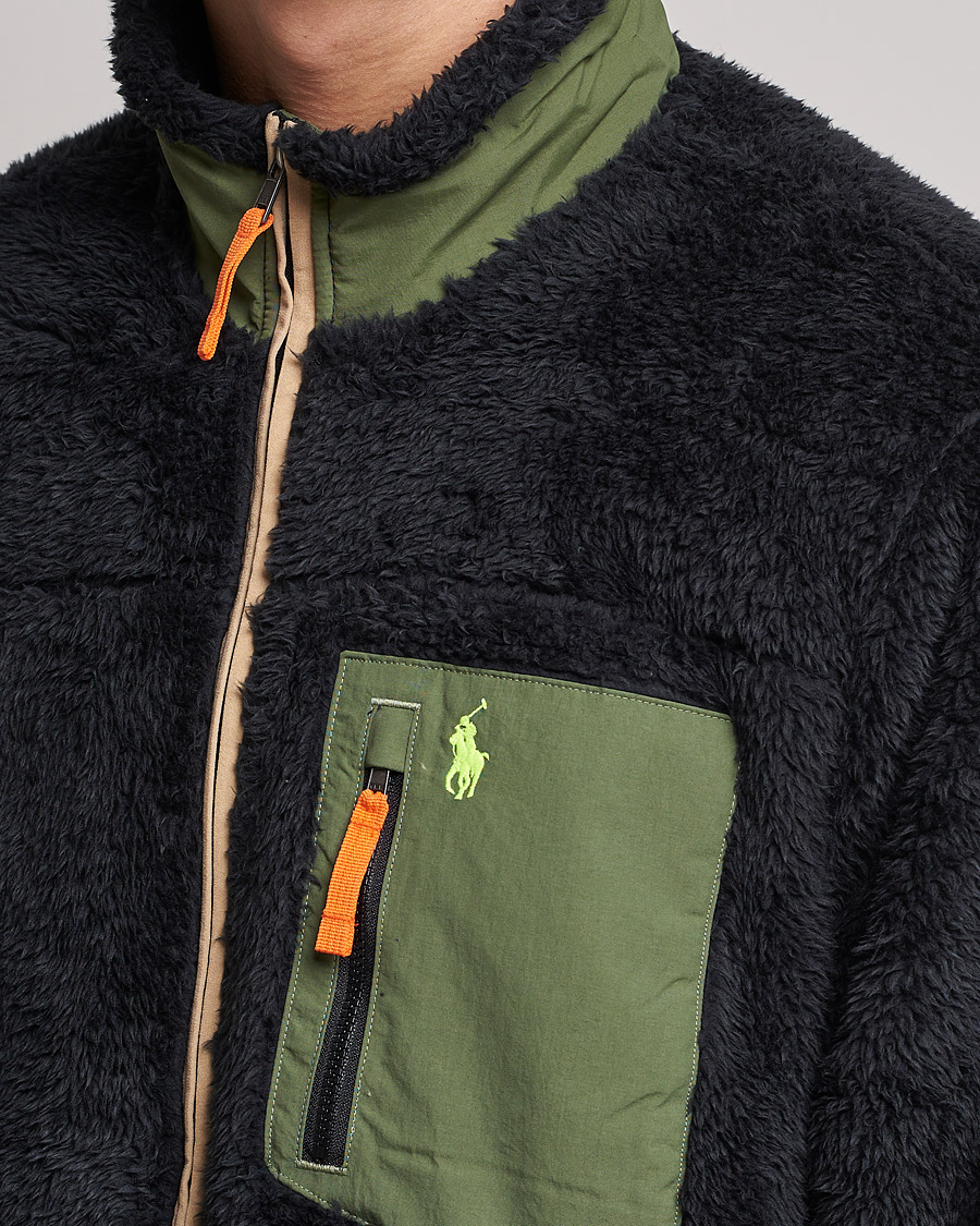 Homme | Pulls Et Tricots | Polo Ralph Lauren | Curly Sherpa Full Zip Black Multi