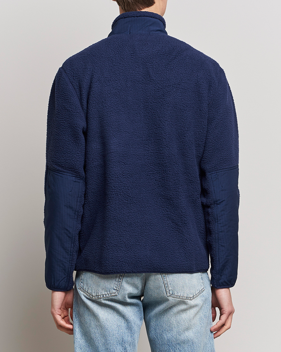 Homme | Pulls Et Tricots | Polo Ralph Lauren | Curly Sherpa Half Zip Newport Navy