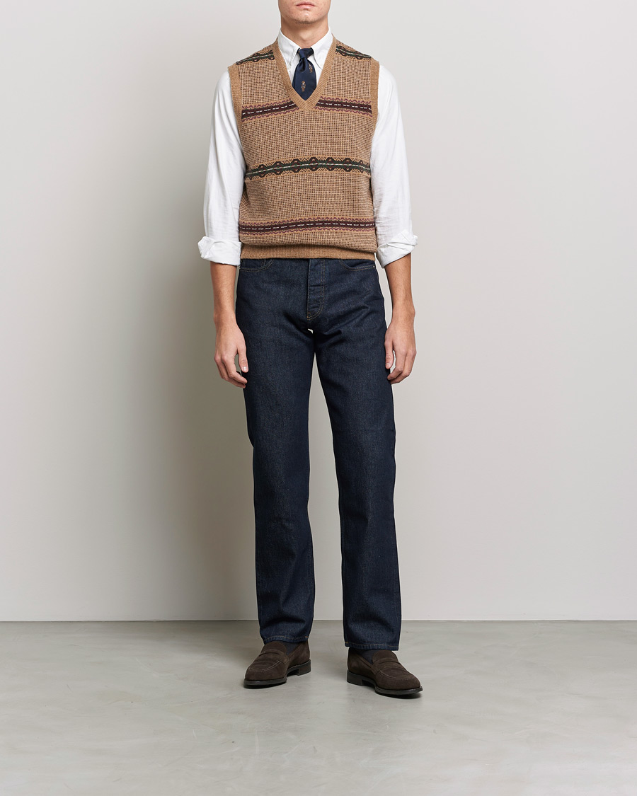 Homme | Pulls Et Tricots | Polo Ralph Lauren | Wool Fairisle Vest Camel