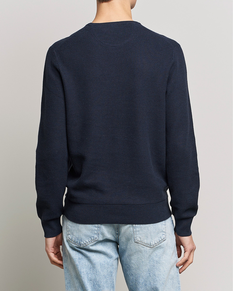 Homme | Pulls Et Tricots | Polo Ralph Lauren | Textured Crew Neck Sweater Navy Heather