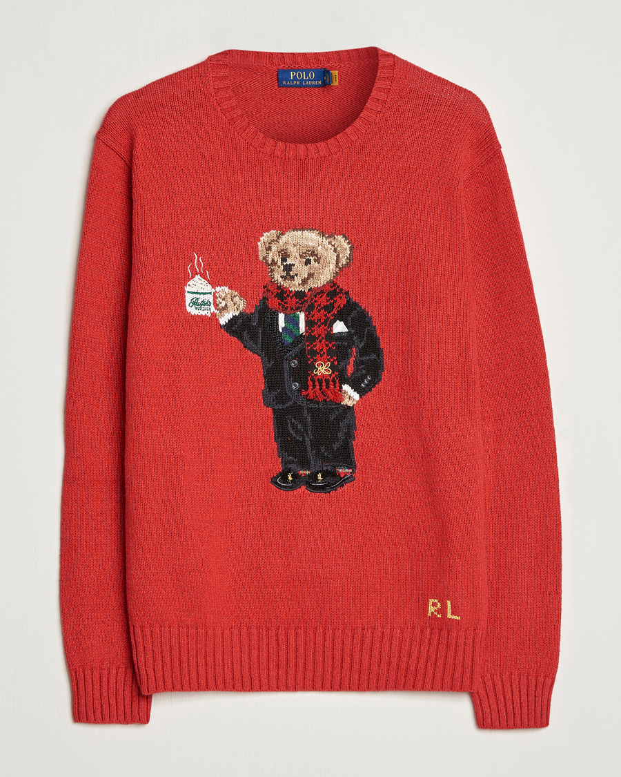 Homme | Pulls Et Tricots | Polo Ralph Lauren | Lunar New Year Bear Knitted Sweater Red