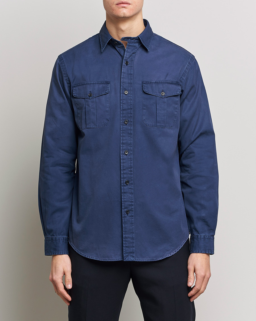Homme | Chemises | Polo Ralph Lauren | Classic Fit Twill Shirt Newport Navy
