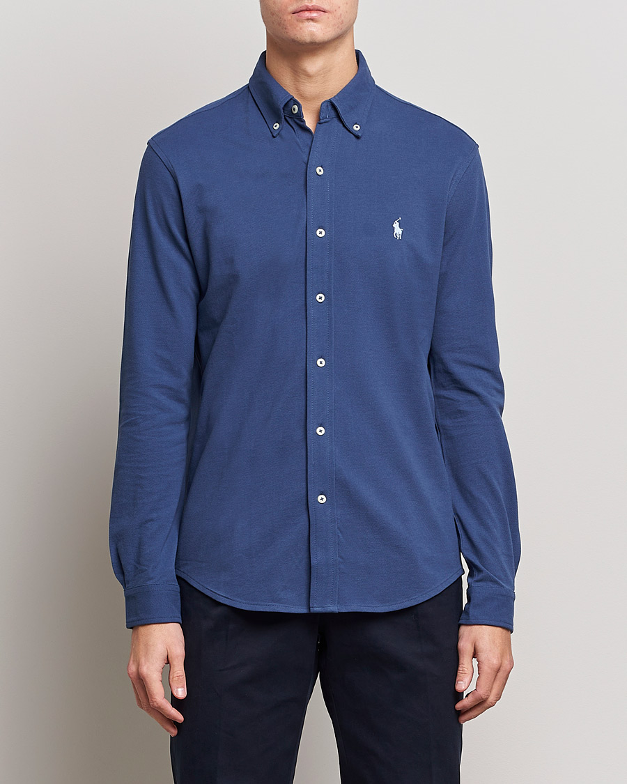 Homme | Chemises | Polo Ralph Lauren | Featherweight Mesh Shirt Light Navy
