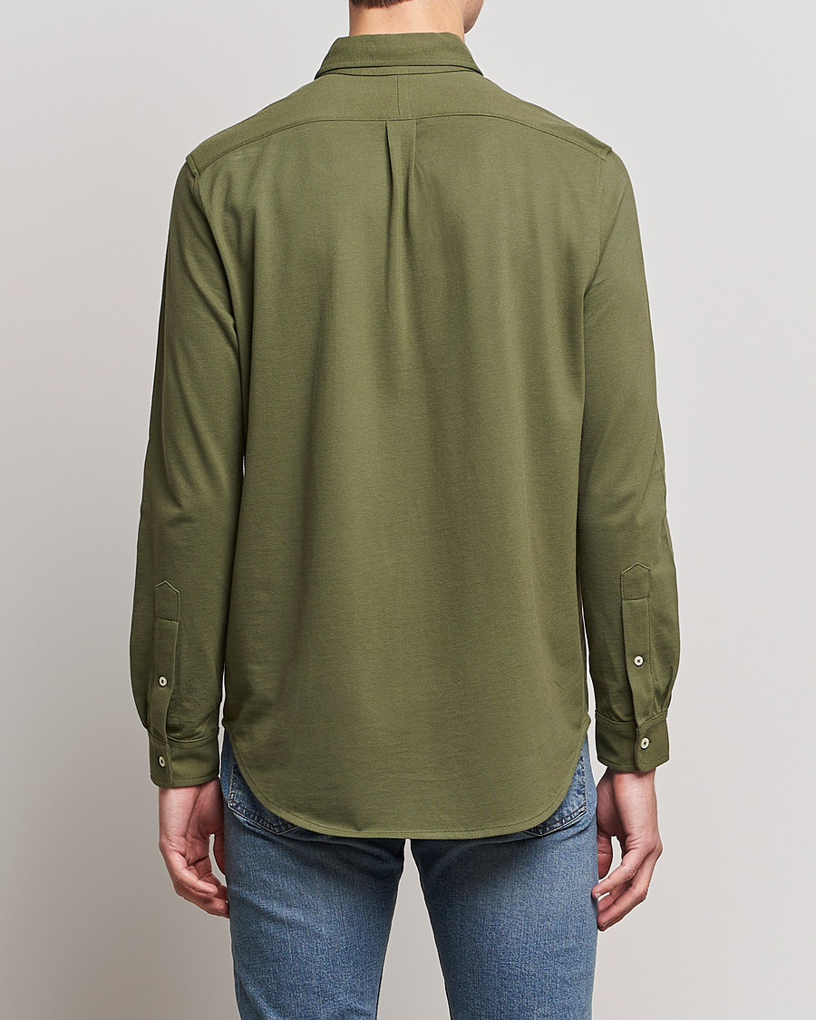 Homme | Chemises | Polo Ralph Lauren | Slim Fit Featherweight Mesh Shirt Dark Sage